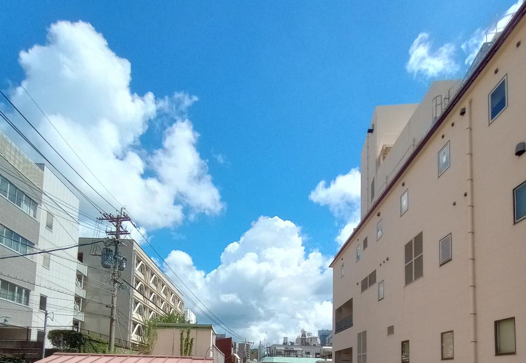 入道雲の写真